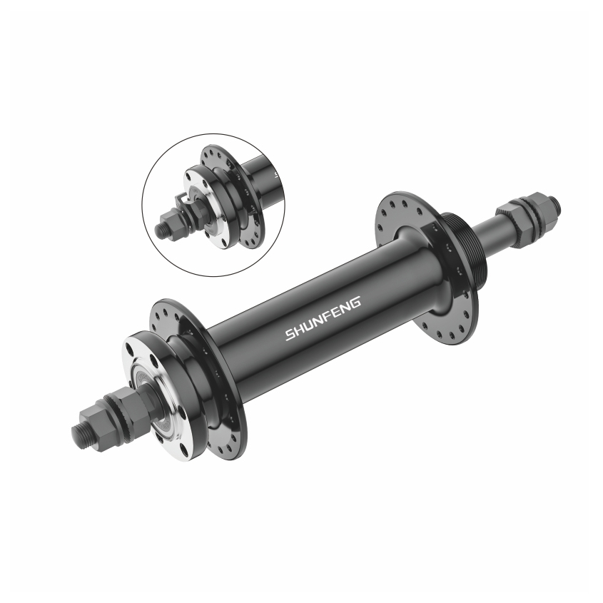 A214RB Carbon Steel 6-Bolt Disc Brake  Fat Bike Rear Hub