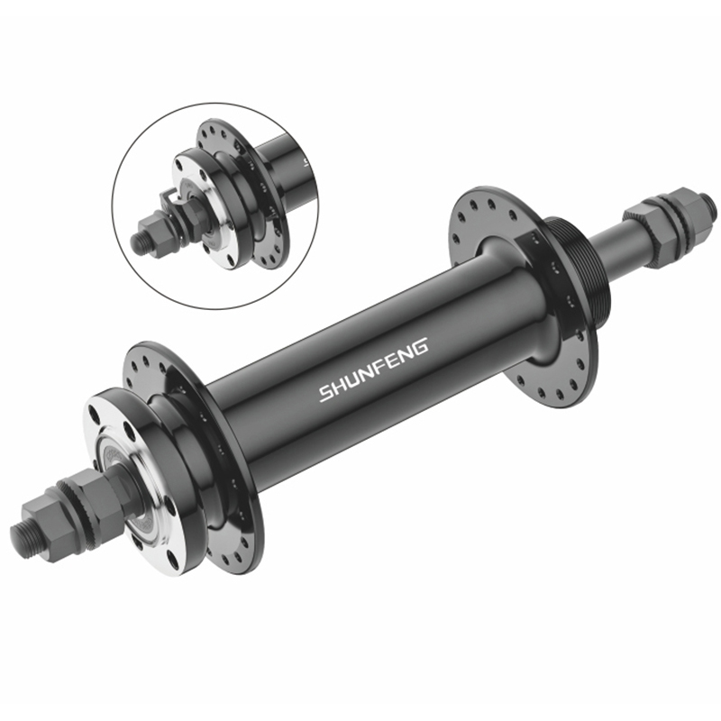 A214RB Carbon Steel 6-Bolt Disc Brake  Fat Bike Rear Hub